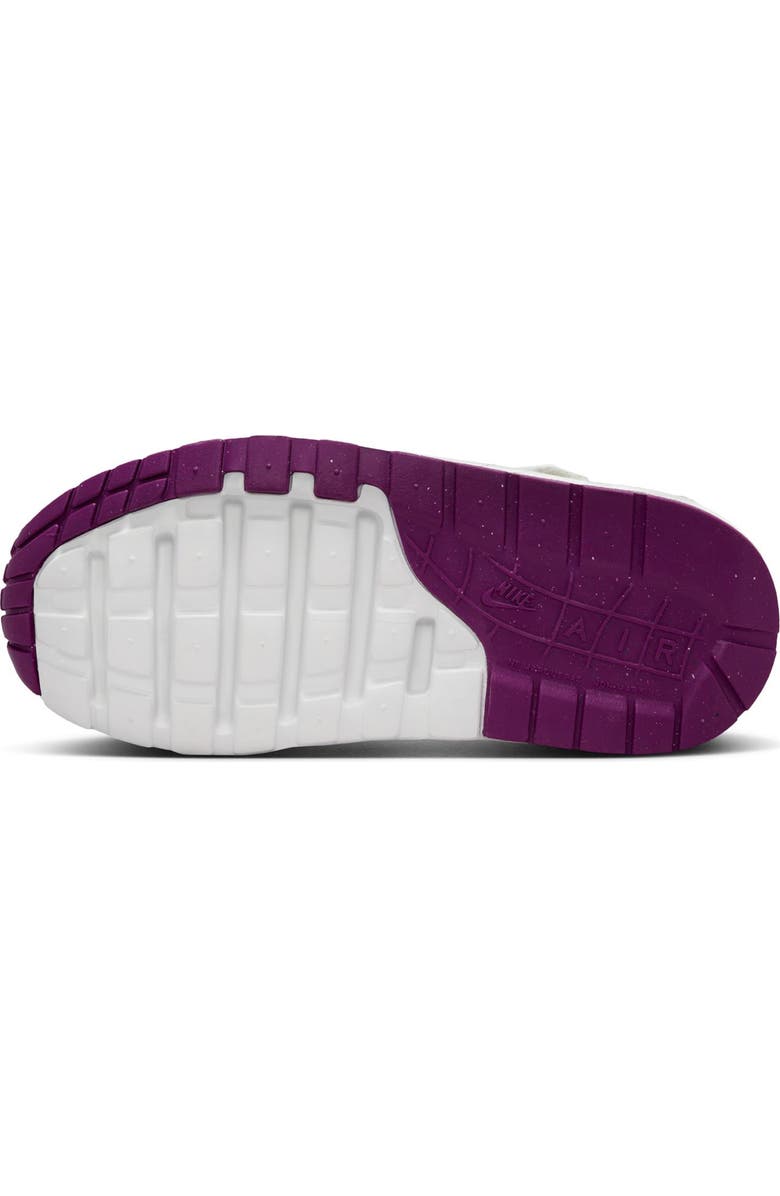 Nike Kids' Air Max 1 EasyOn Sneaker, Alternate, color, Summit White/ Viotech/ White