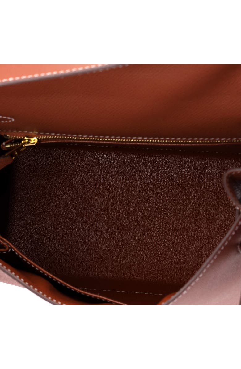 Pre-Owned Hermes Kelly Handbag Brown Epsom with Gold Hardware 25, Alternate, color, Sienne