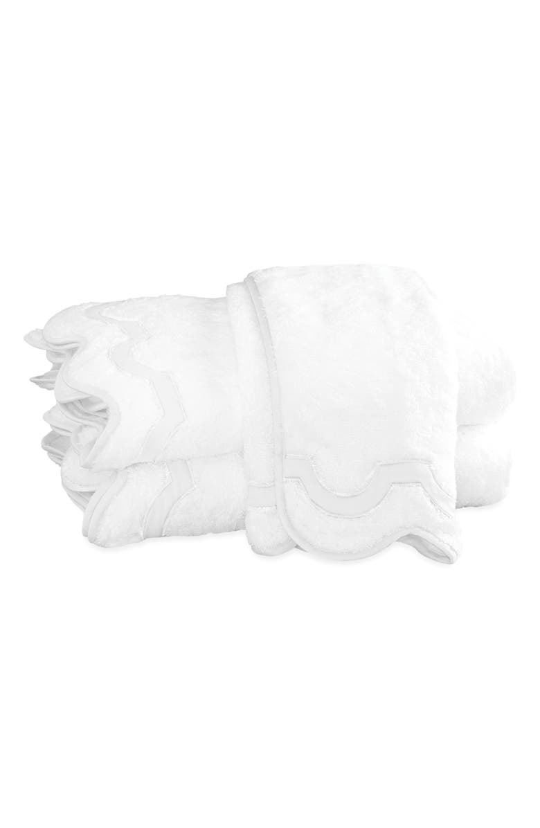 Matouk Mirasol Hand Towel, Main, color, Bone