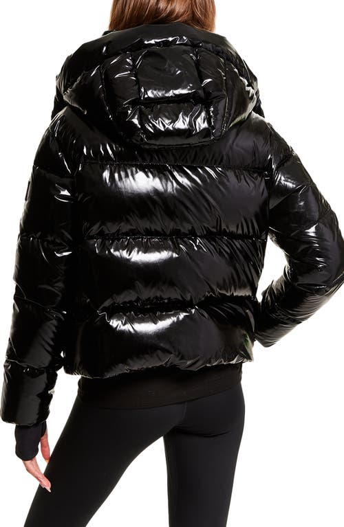 Sam . Freestyle Water Resistant Down Puffer Coat In Black