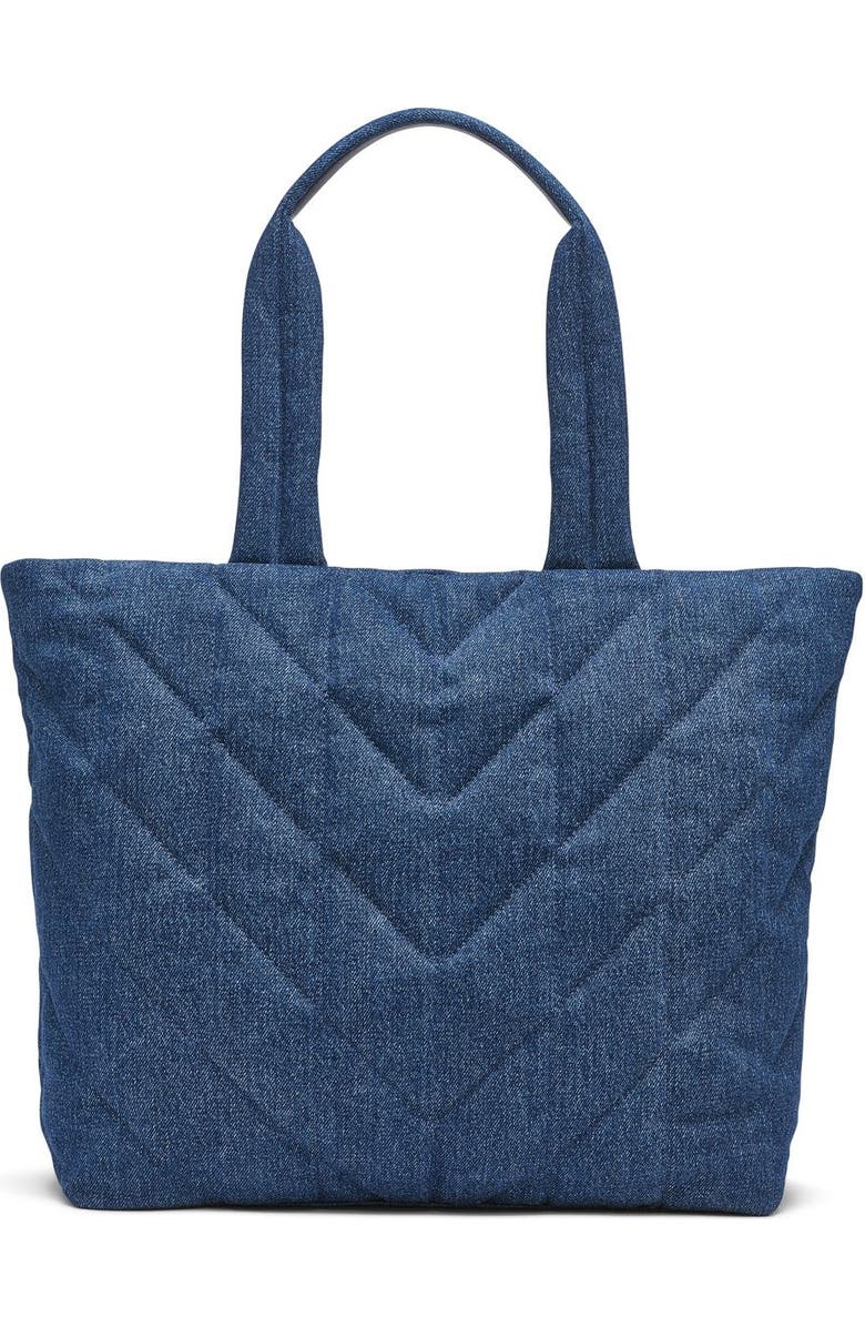 KARL LAGERFELD PARIS Voyage Tote, Alternate, color, Washed Denim