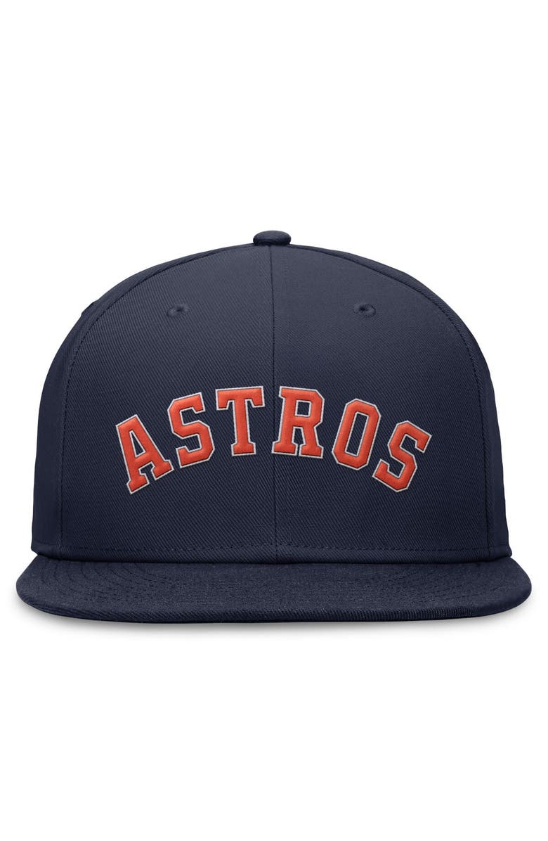 Nike Men's Nike Navy Houston Astros Evergreen Performance Fitted Hat, Alternate, color, Navy