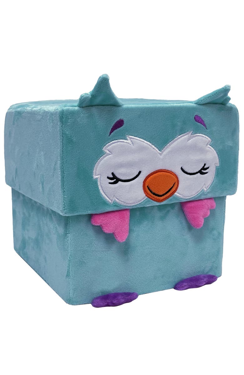 Happy Nappers Adorable Storables Owl Teal & Pink 8 InchesAges 1+, Main, color, Multicolored