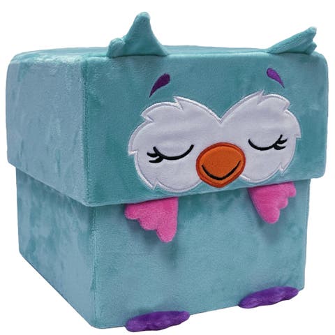 Adorable Storables Owl Teal & Pink 8 InchesAges 1+