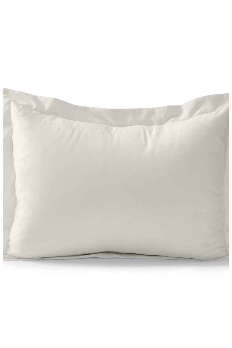 400 Thread Count Premium Supima Cotton No Iron Sateen Pillow Sham, Alternate, color, Ivory