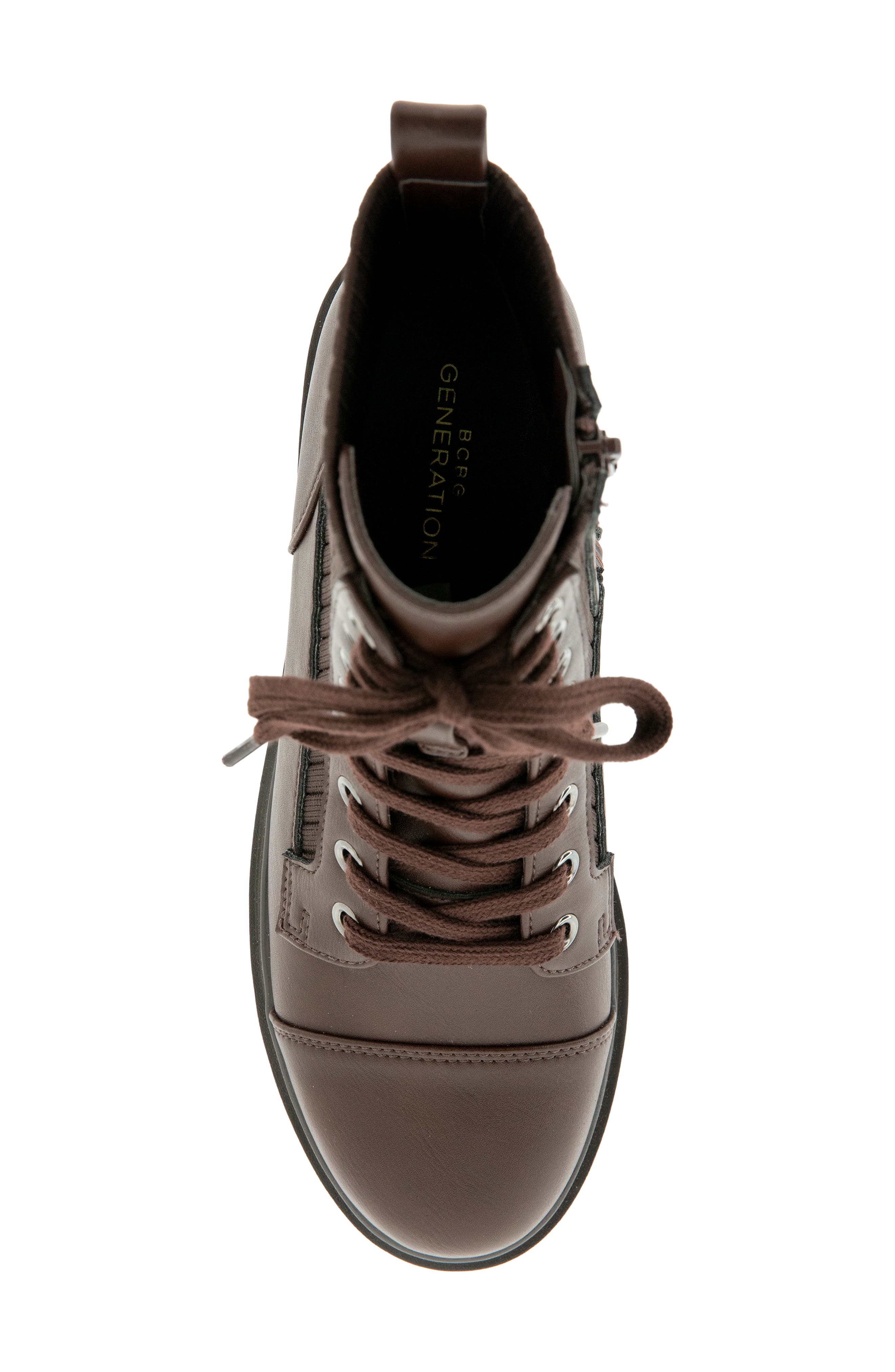 Mari Combat Bootie, Alternate, color, DARK BROWN