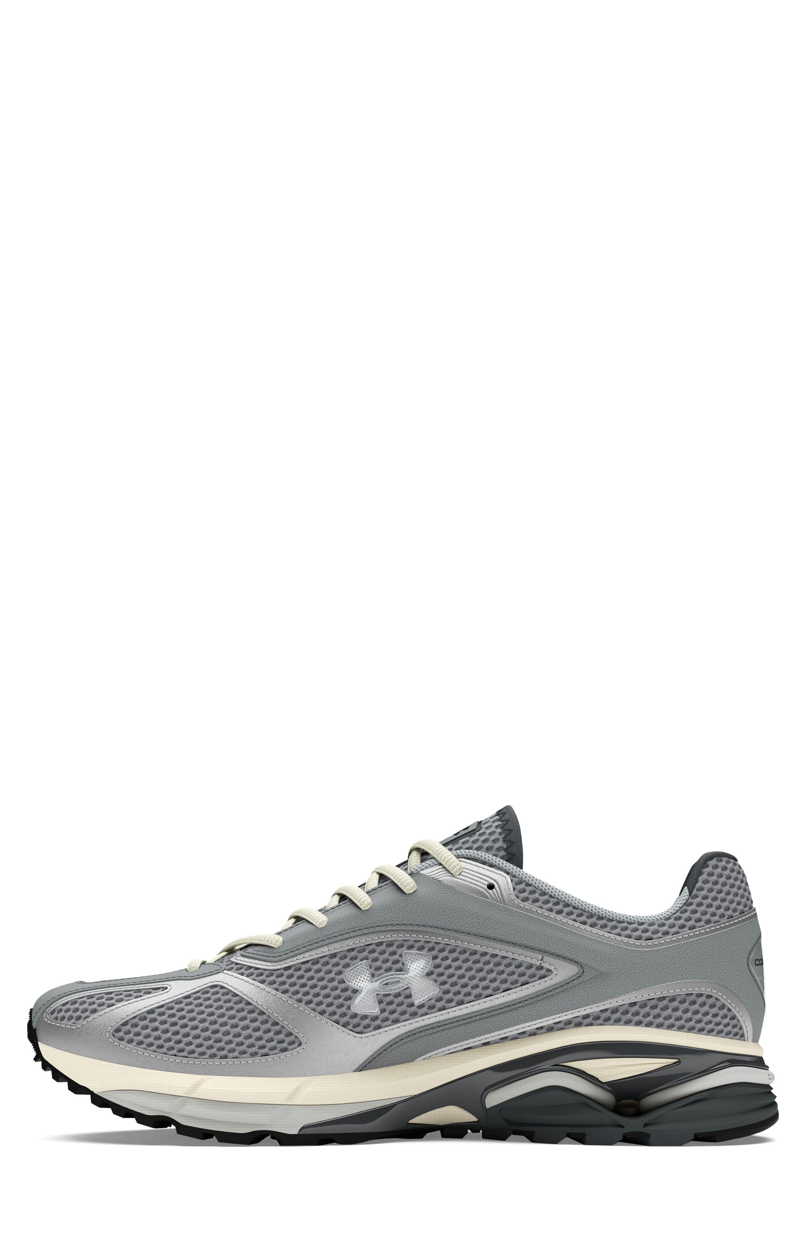 Gender Inclusive UA Apparition Sneaker, Alternate, color, STEEL / IVORY DUNE