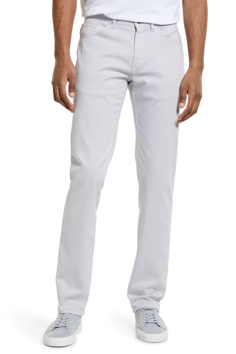Ultimate 5-Pocket Straight Leg Sateen Pants, Main, color, LIGHT GREY