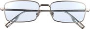 DIOR BlackSuit S21U 57mm Rectangular Sunglasses