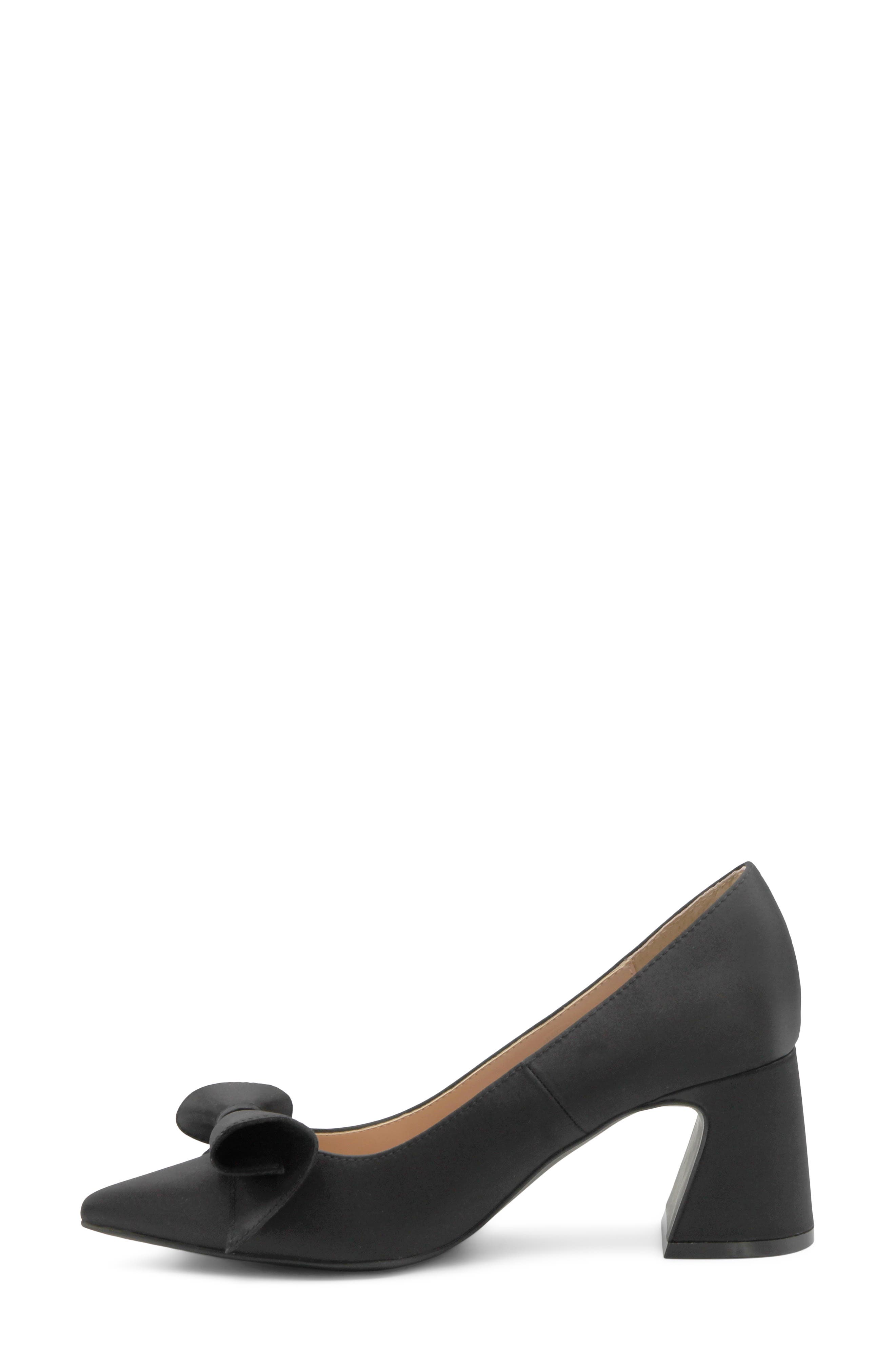 Antonia Pointed Toe Pump, Alternate, color, BLACK