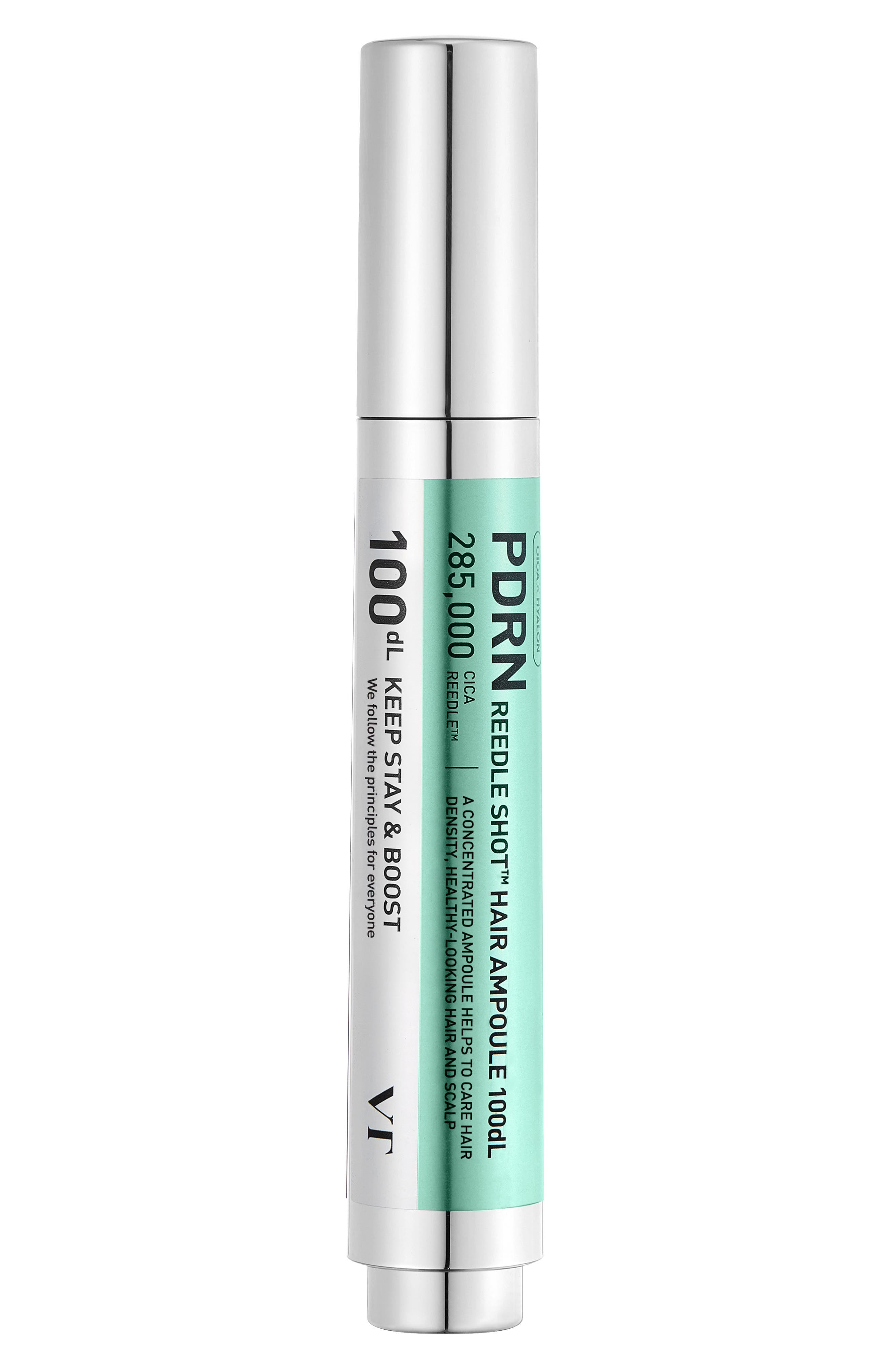 VT COSMETICS PDRN Reedle Shot Hair Ampoule 100 dL in Silver at Nordstrom, Size 0.5 Oz
