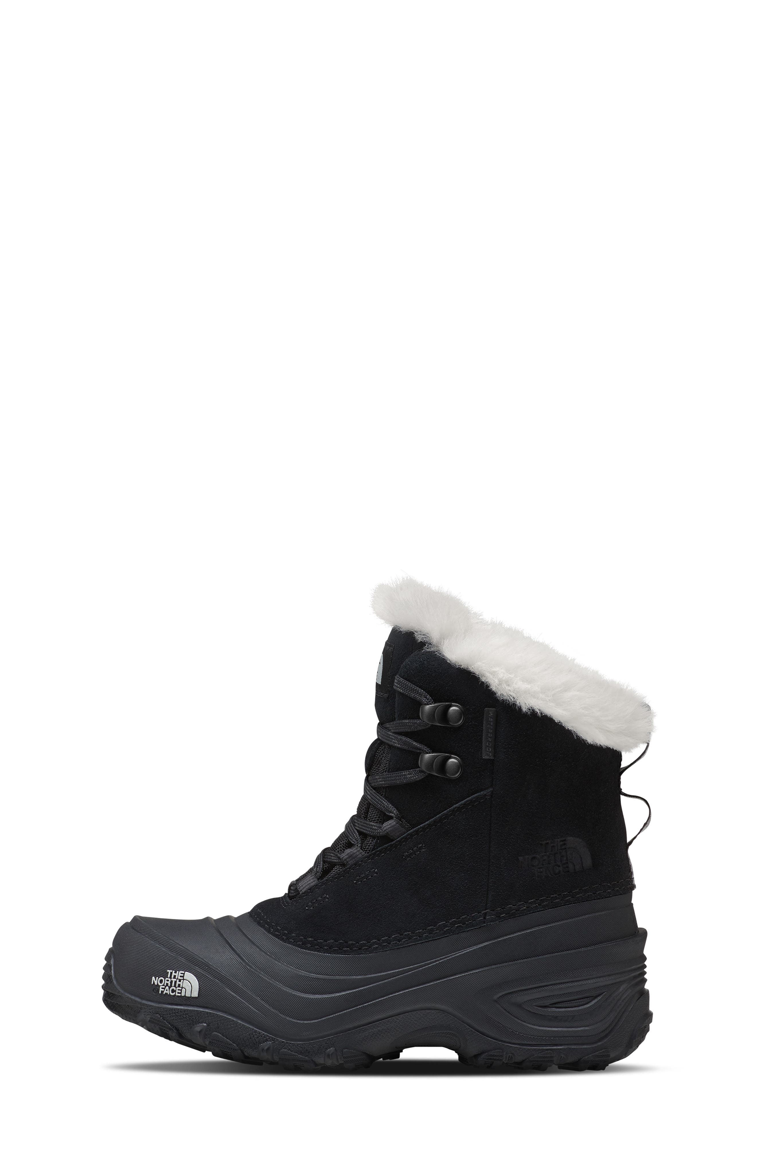 The North Face Kids' Shellista V Lace-Up Waterproof Boot, Main, color, Tnf Black/ Tnf Black