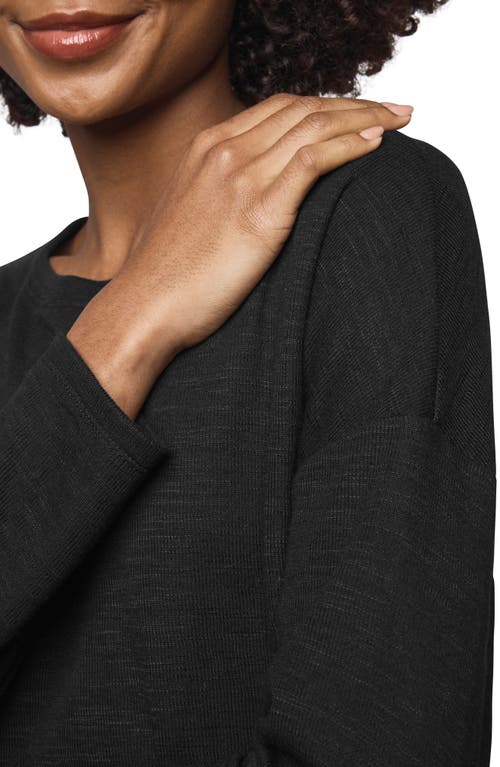 Splendid Callista Long Sleeve T-shirt In Black