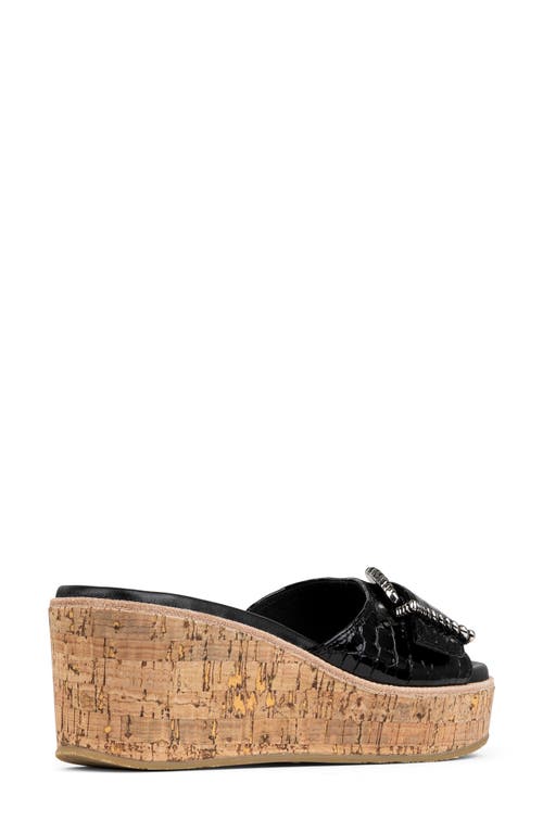 DONALD PLINER DONALD PLINER ALFEE PLATFORM WEDGE SLIDE SANDAL 