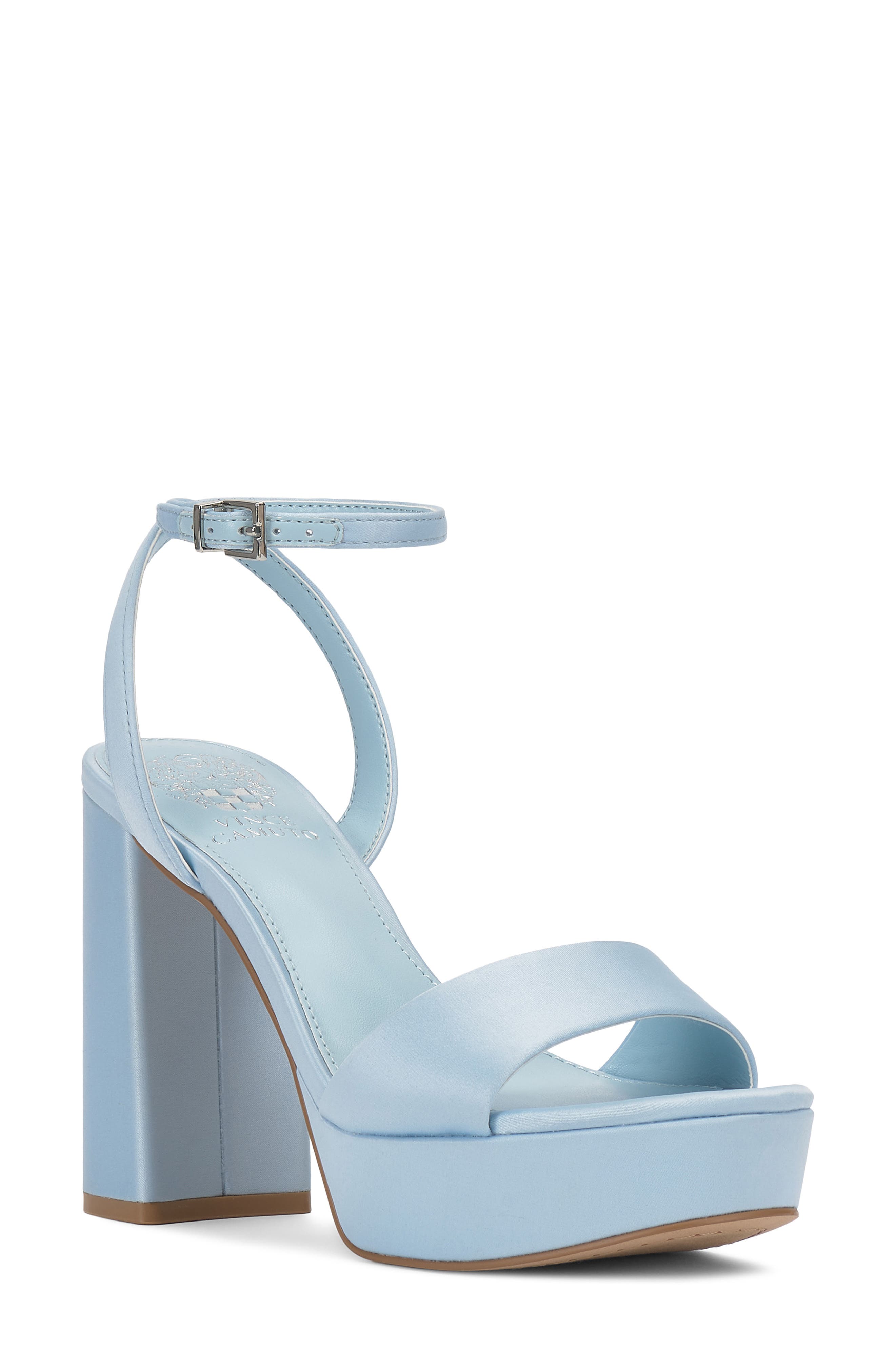 Vince Camuto Pendry Ankle Strap Platform Sandal, Main, color, Light Blue