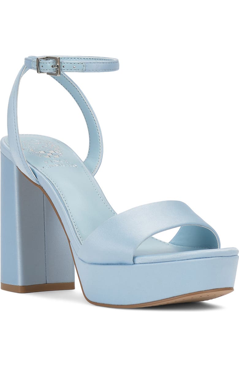 Vince Camuto Pendry Ankle Strap Platform Sandal, Main, color, Light Blue