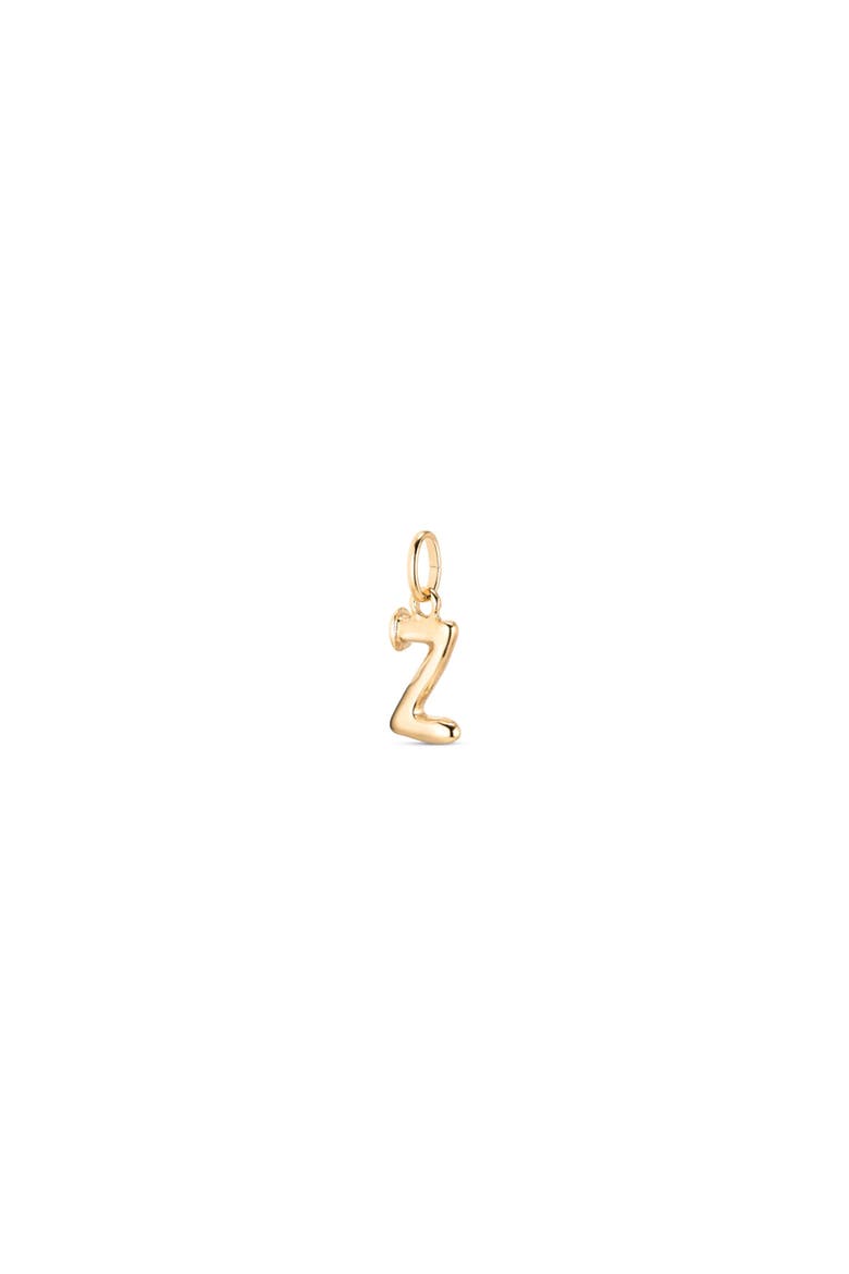 18K Gold-Plated Letter Z Charm, Alternate, color, Gold