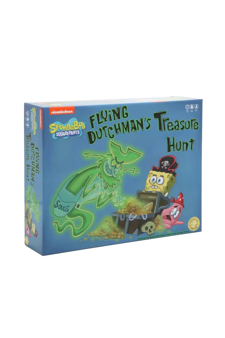Nickelodeon SpongeBob SquarePants Flying Dutchman's Treasure Hunt Board Game, Main, color, Multi-Color