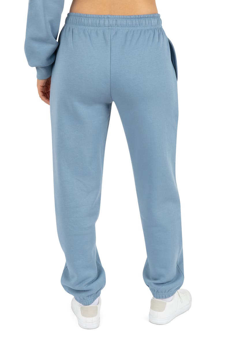 Stacked Fleece Sweatpants, Alternate, color, SAILING
