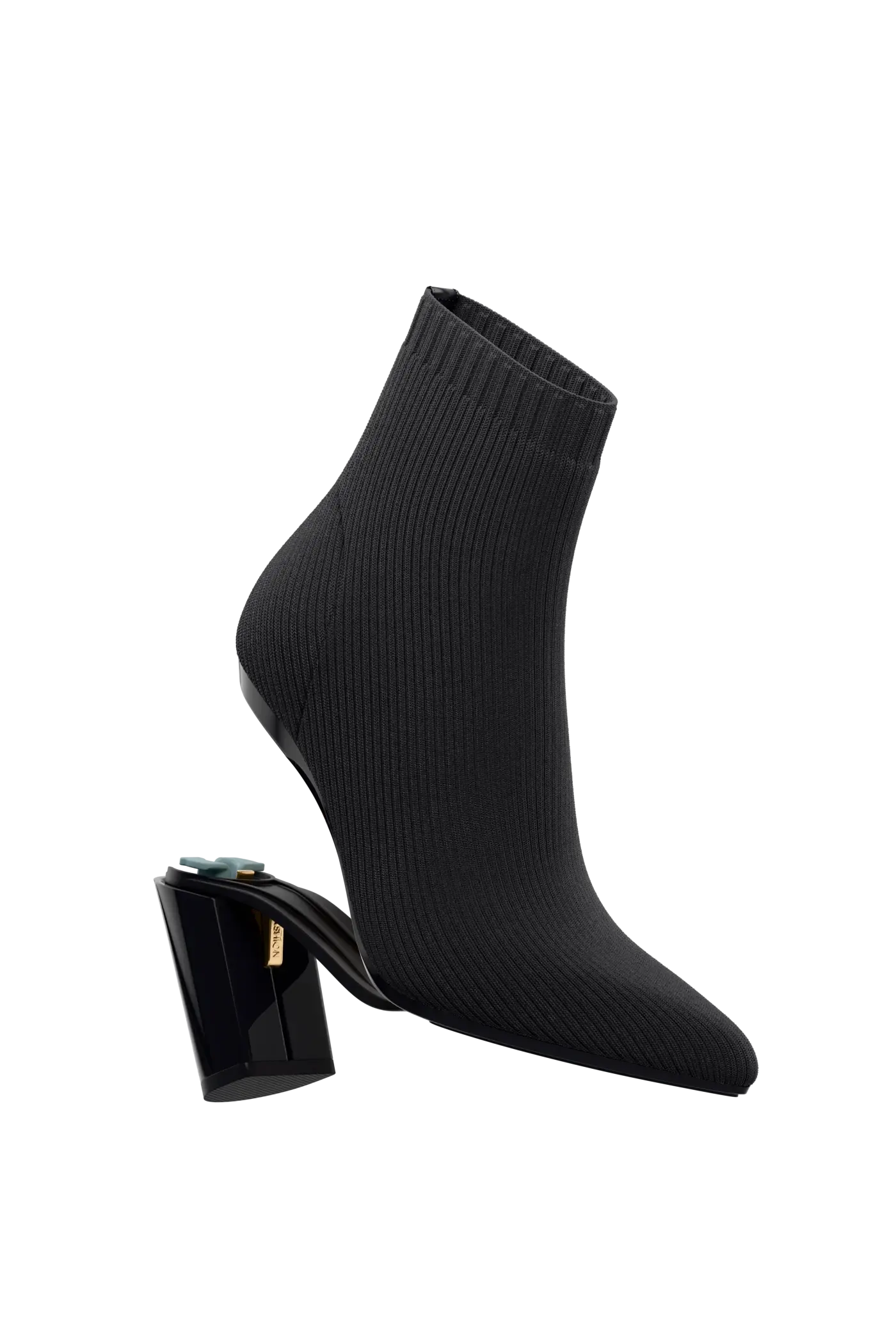 Pashion Footwear The Bootie 4" Block Convertible Heel, Main, color, Coal Knit