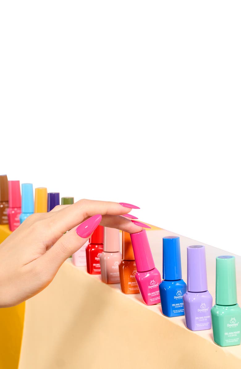 Beetles 35 Colors 68 pcs Gel Nail Manicure Studio Kit with UV Light, Alternate, color, NO COLOR