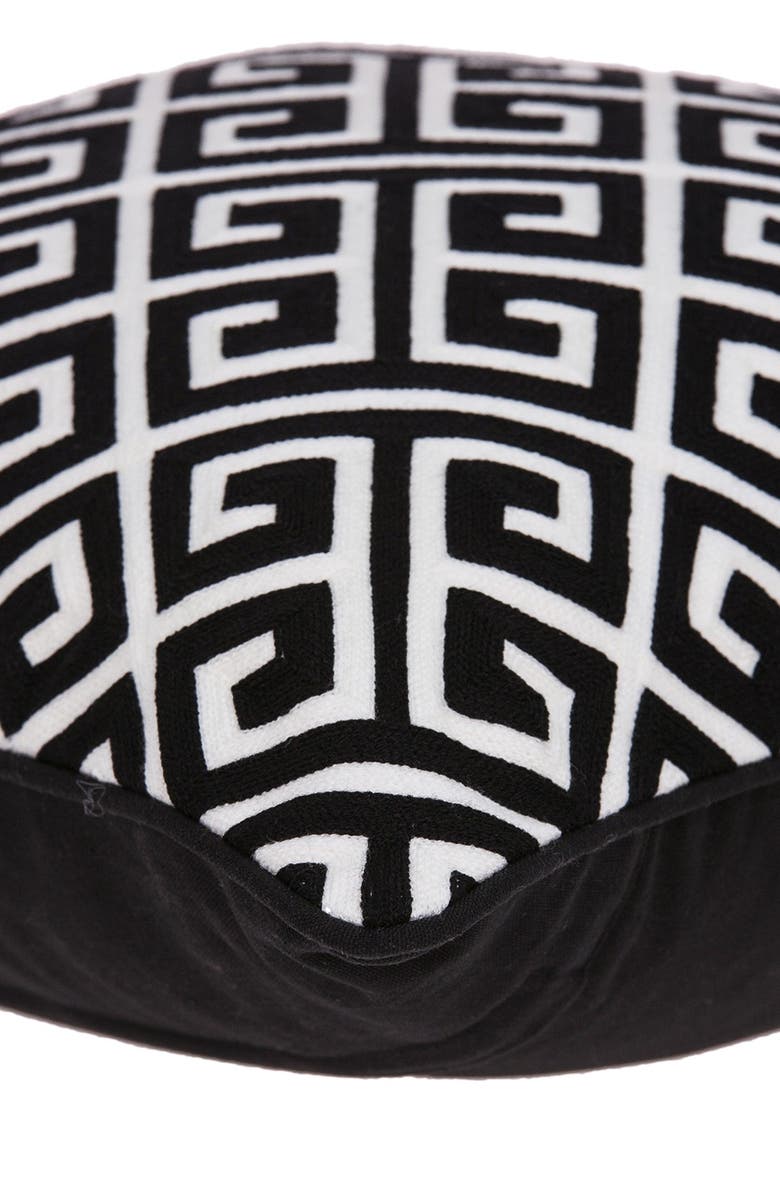 PARKLAND COLLECTION Cameo Transitional Pillow - 20" x 20" - Black, Alternate, color, Black