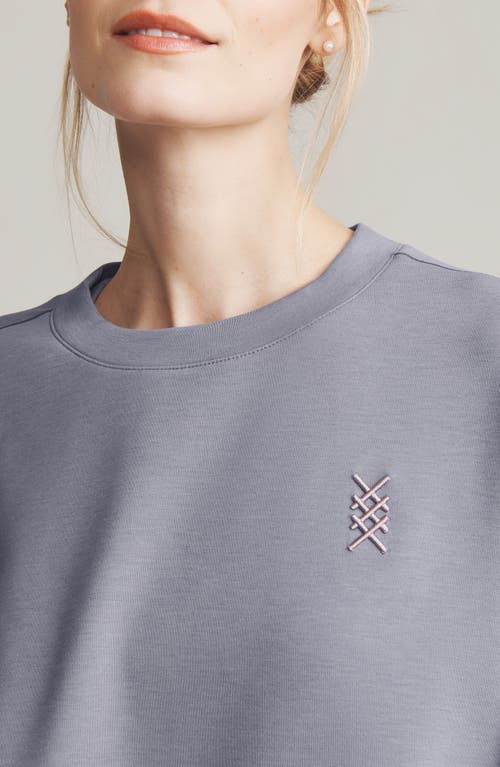 Shop Rhone Dreamglow Oversize Sweatshirt In Grey Silver