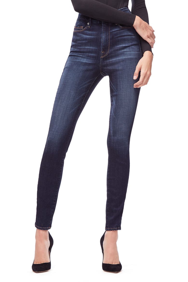 Good Legs High Waist Skinny Jeans, Alternate, color, BLUE 183