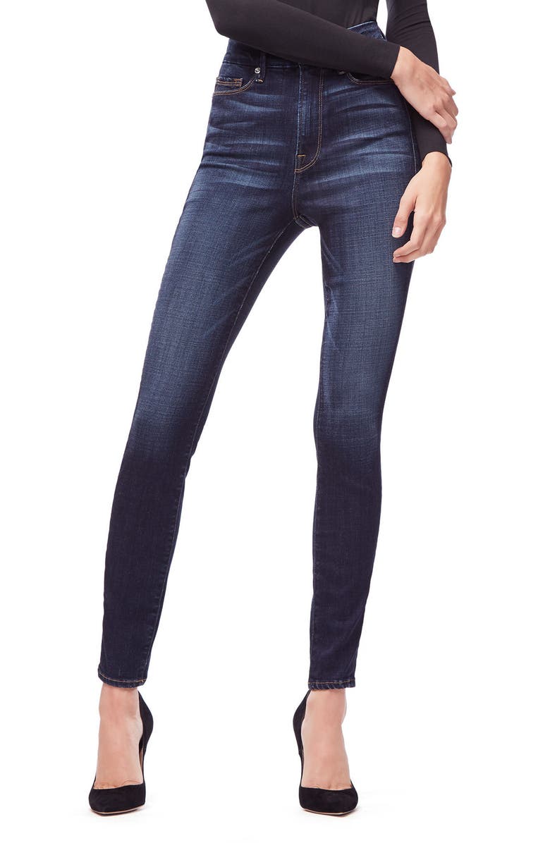 Good American Good Legs High Waist Skinny Jeans, Alternate, color,