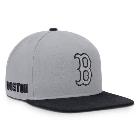 Men's Nike Gray/Navy Boston Red Sox Primetime Pro Dri-FIT Snapback Hat