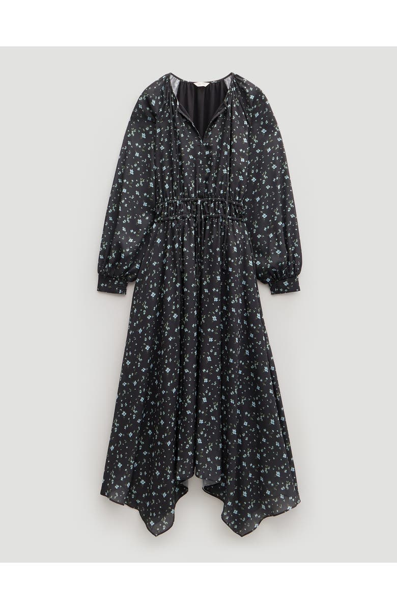 Hush Odelia Printed Long Sleeve Chiffon Dress, Alternate, color, Ditsy Floral Black