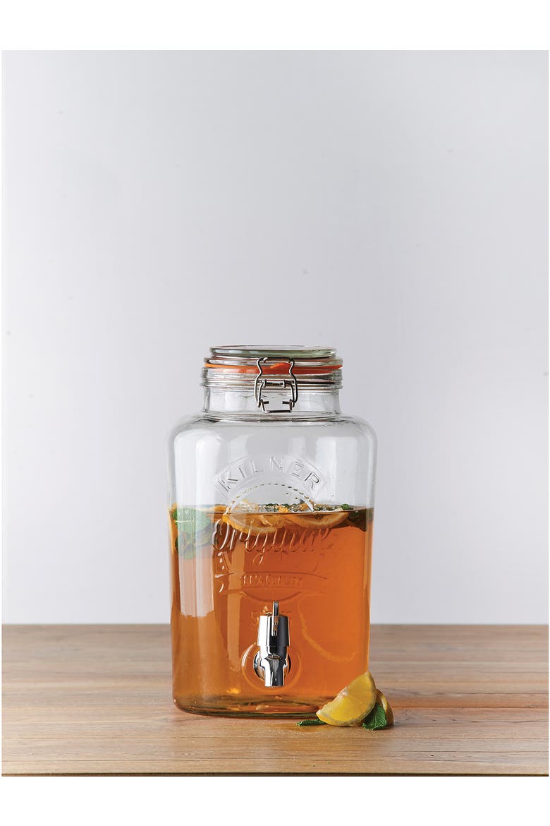 2.1 Gallon Drink Dispenser, Alternate, color, Clear