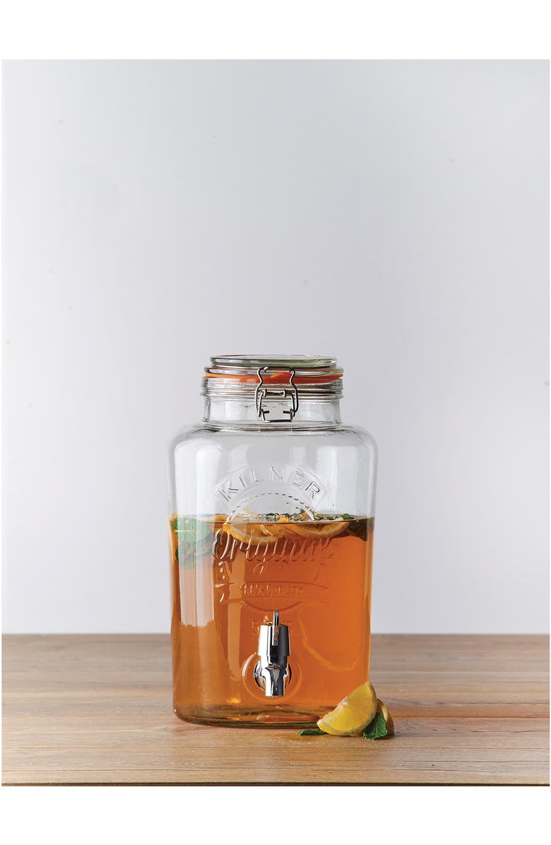Kilner 2.1 Gallon Drink Dispenser, Alternate, color, Clear