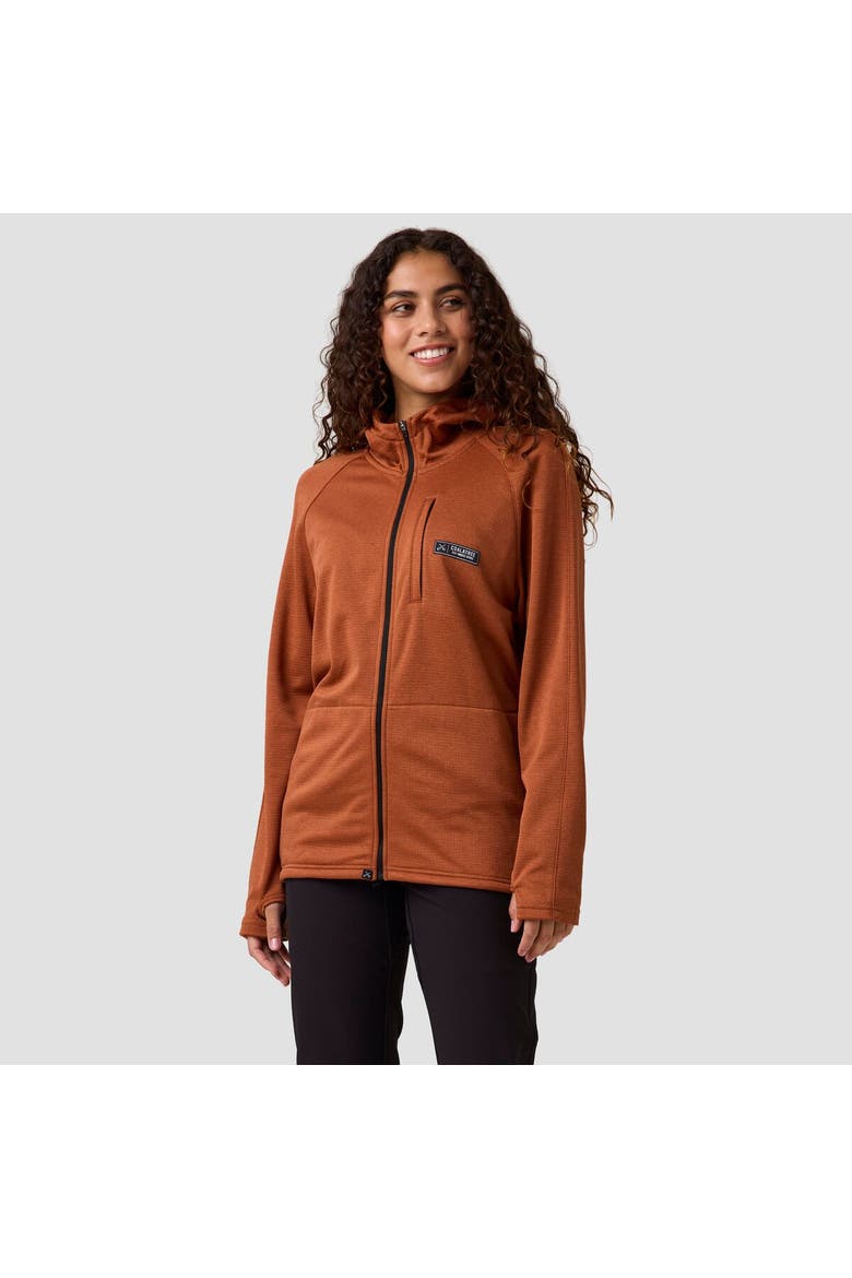 Unisex Baseline Midlayer Fleece Jacket, Alternate, color, Brick