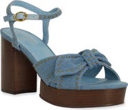 SHUSHOP Etta Studded Platform Sandal