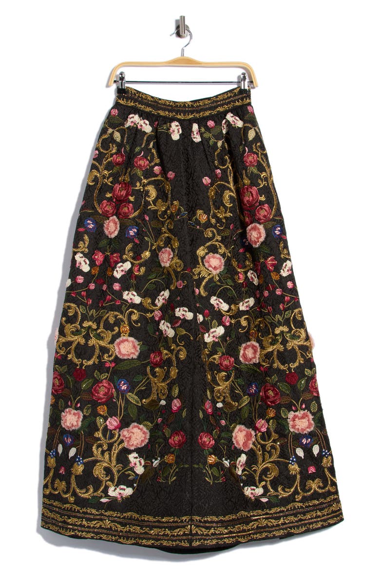 Tina Embellished Maxi Skirt, Main, color, EVERMINE