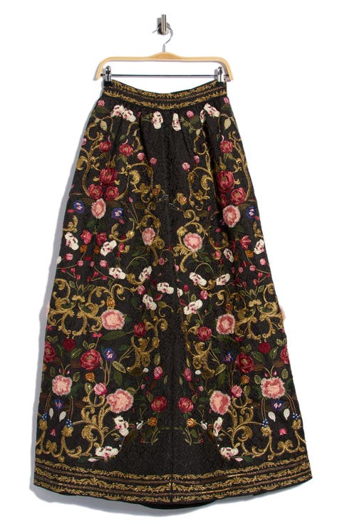 Tina Embellished Maxi Skirt
