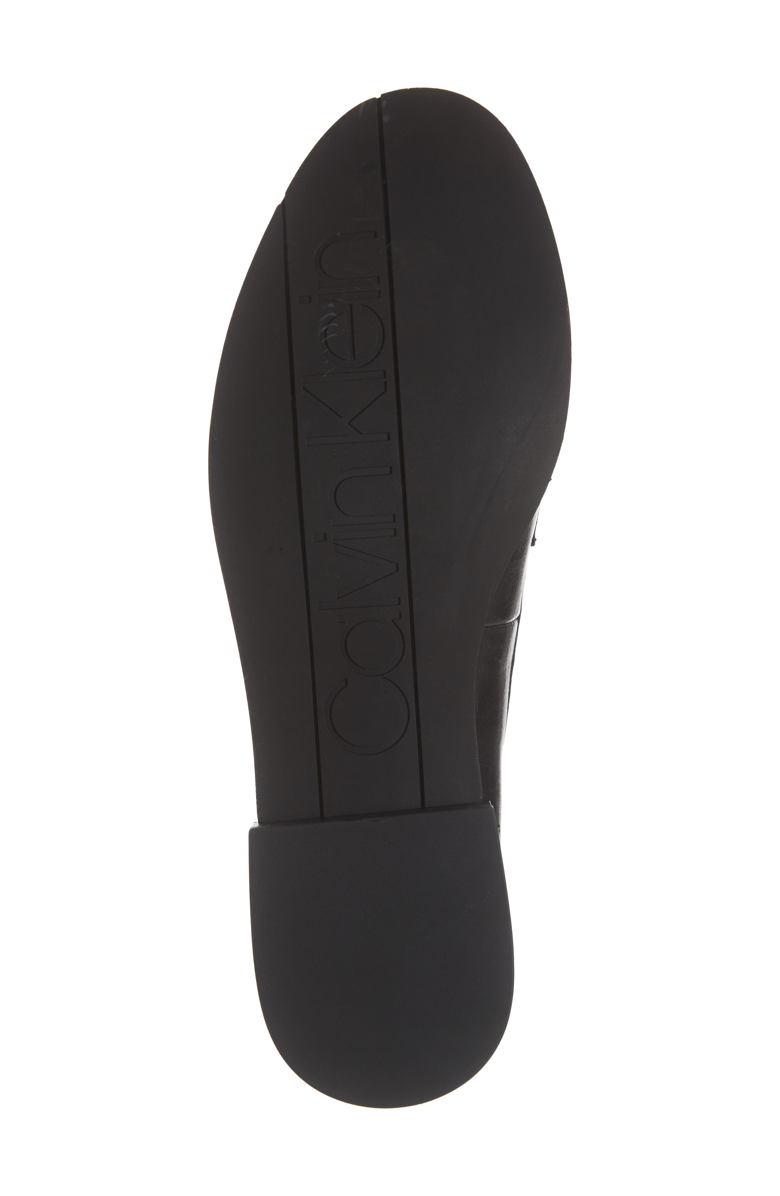 Amaya Loafer, Alternate, color, BLACK FAUX LEATHER