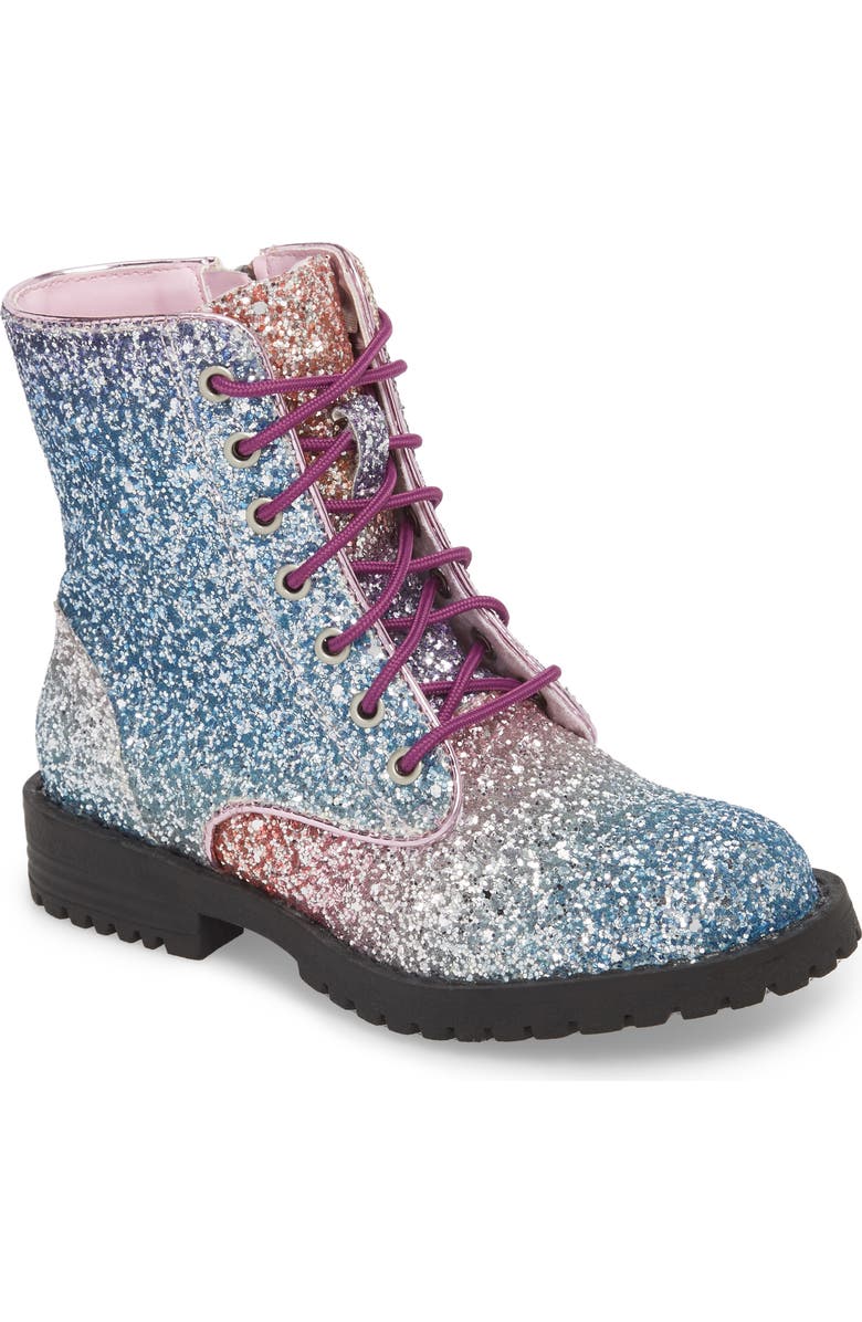 Sam Edelman Polly Sophia Glitter Combat Boot, Main, color,