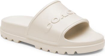 【COACH】ジェシー プールスライドサンダル COACH Women's Jesse Pool Slide Sandals - Macy's