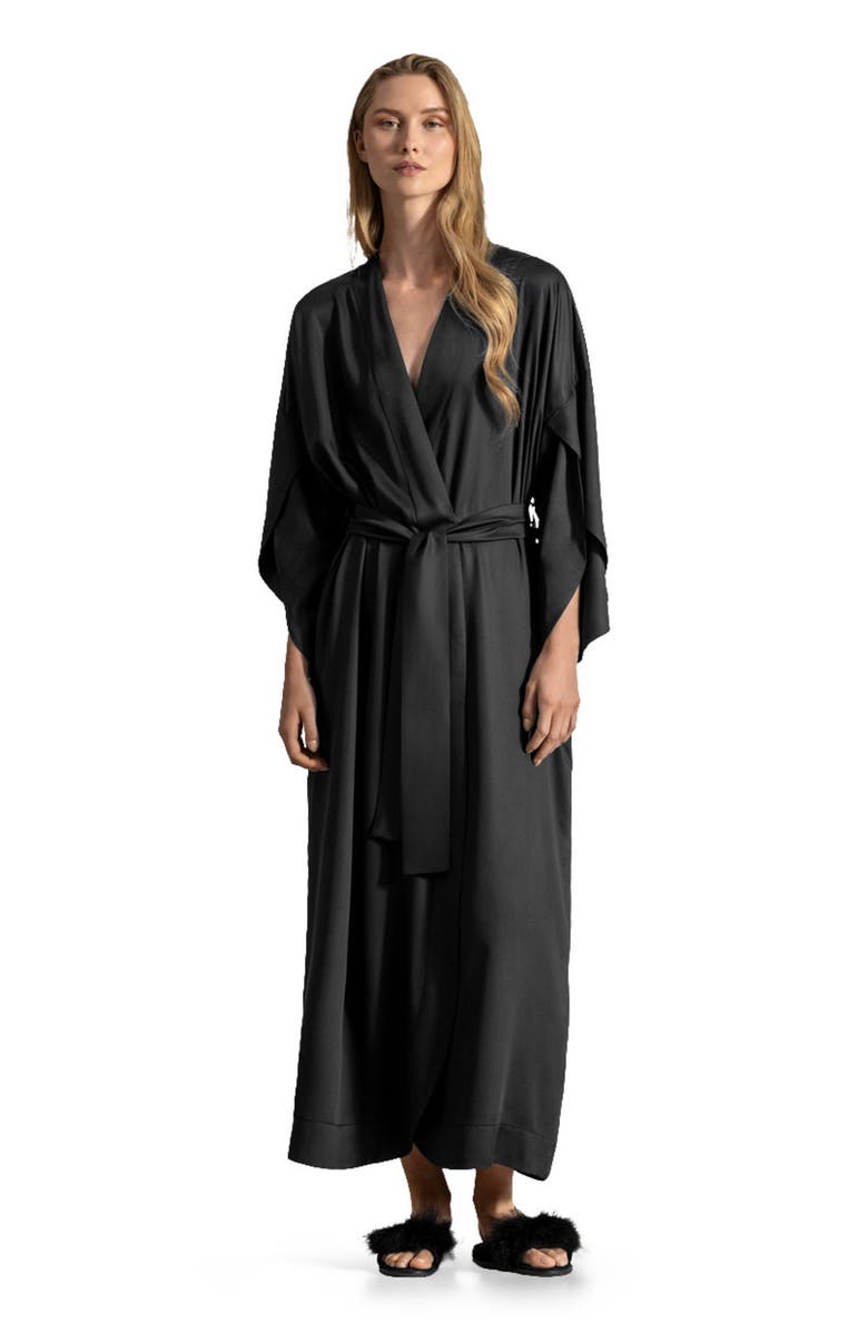 Togas Naomi Women's robe, Alternate, color, Black