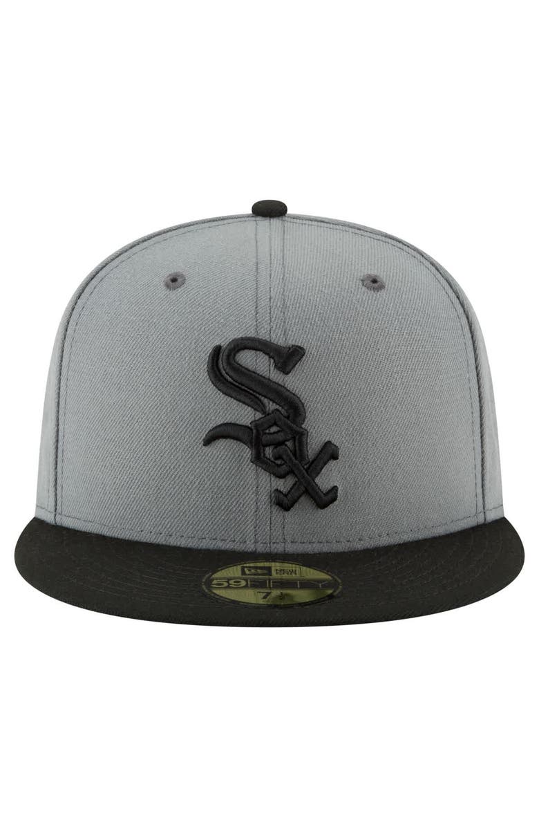 New Era Men's New Era Gray Chicago White Sox 125th Anniversary 59FIFTY Fitted Hat, Alternate, color, Gray