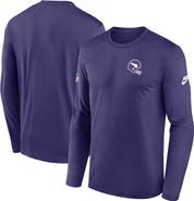 Nike Men's Nike Purple Minnesota Vikings Legend Small Logo Performance Long Sleeve T-Shirt