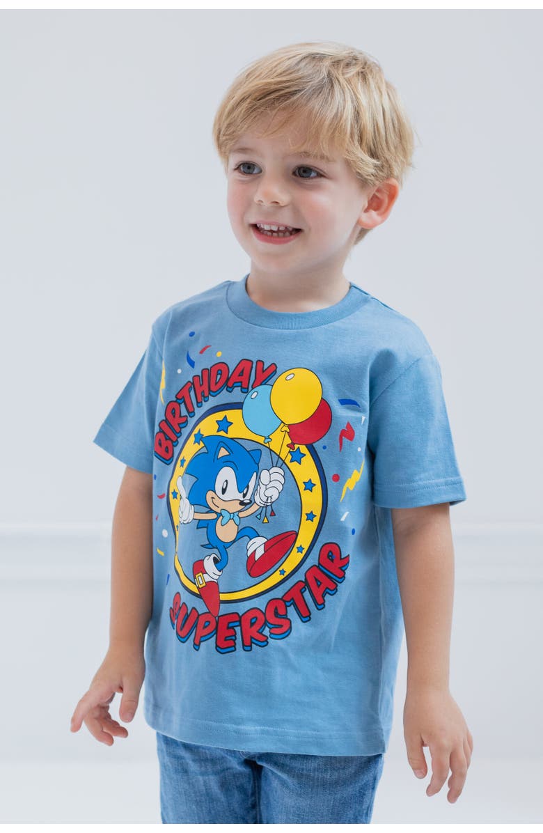 SEGA Birthday T-Shirt, Alternate, color, Blue, Birthday