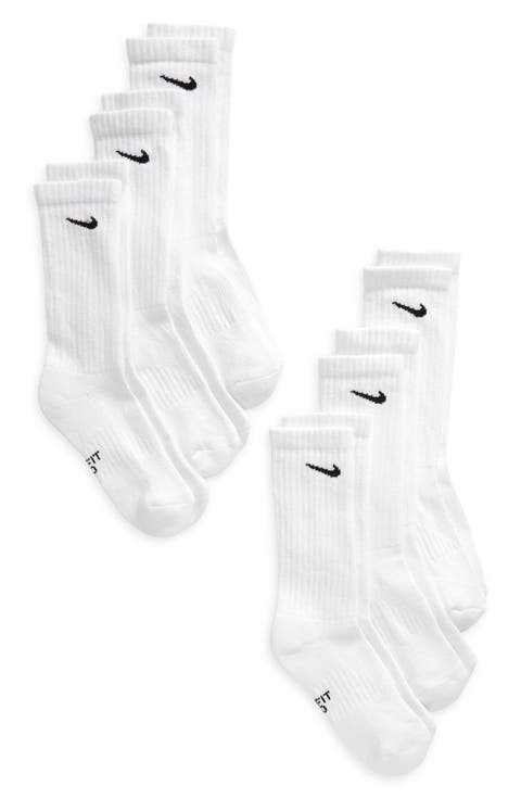 Pack of 6 Everyday Cushioned Crew Socks (Little Kid & Big Kid)