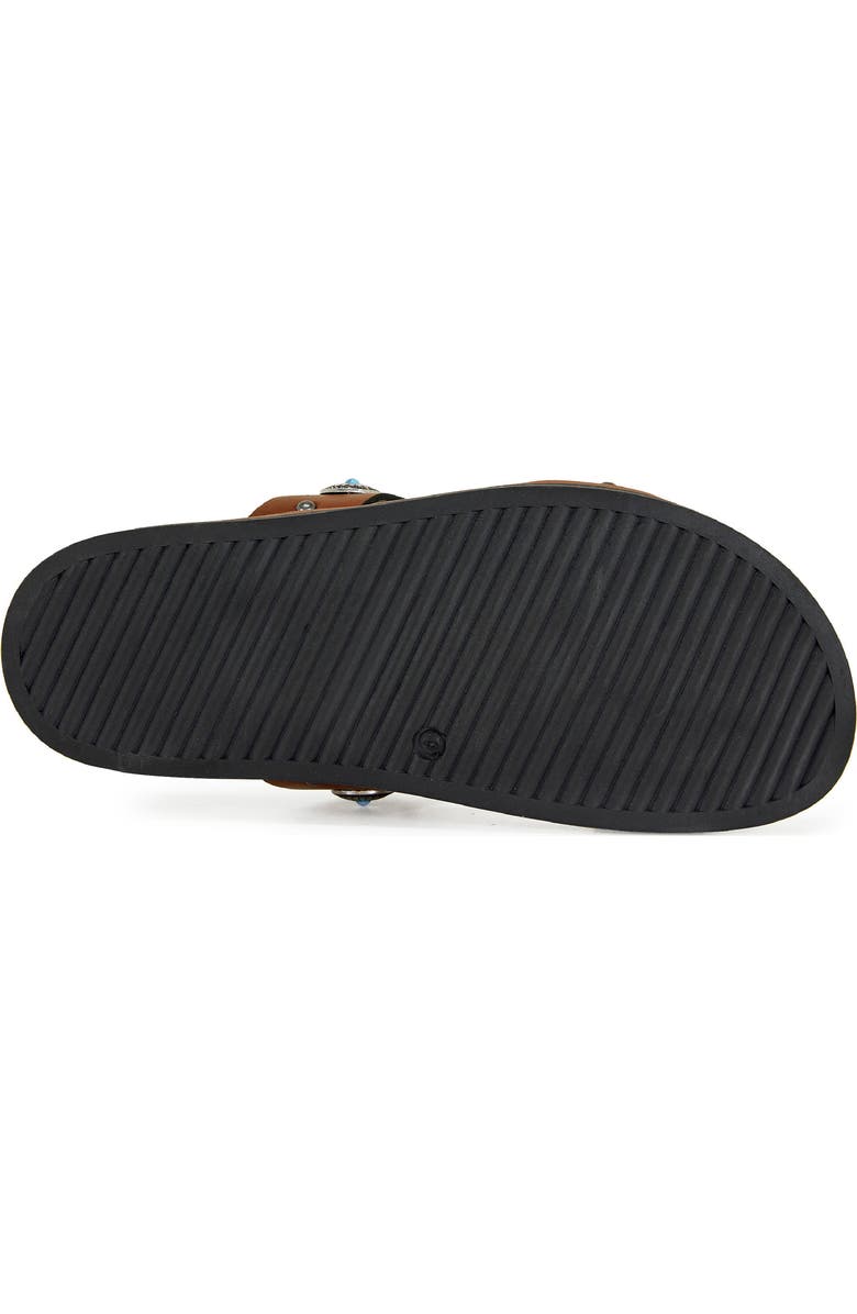 AZALEA WANG Storge Slide Sandal, Alternate, color, Brown