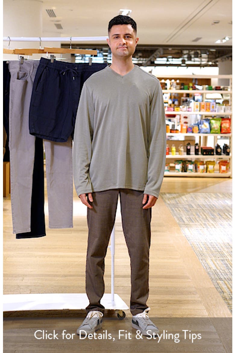 Keyport Diamond Long Sleeve V-Neck IslandZone® T-Shirt video