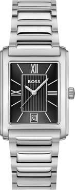BOSS Principle Dress Bracelet Watch, 28mm x 39mm