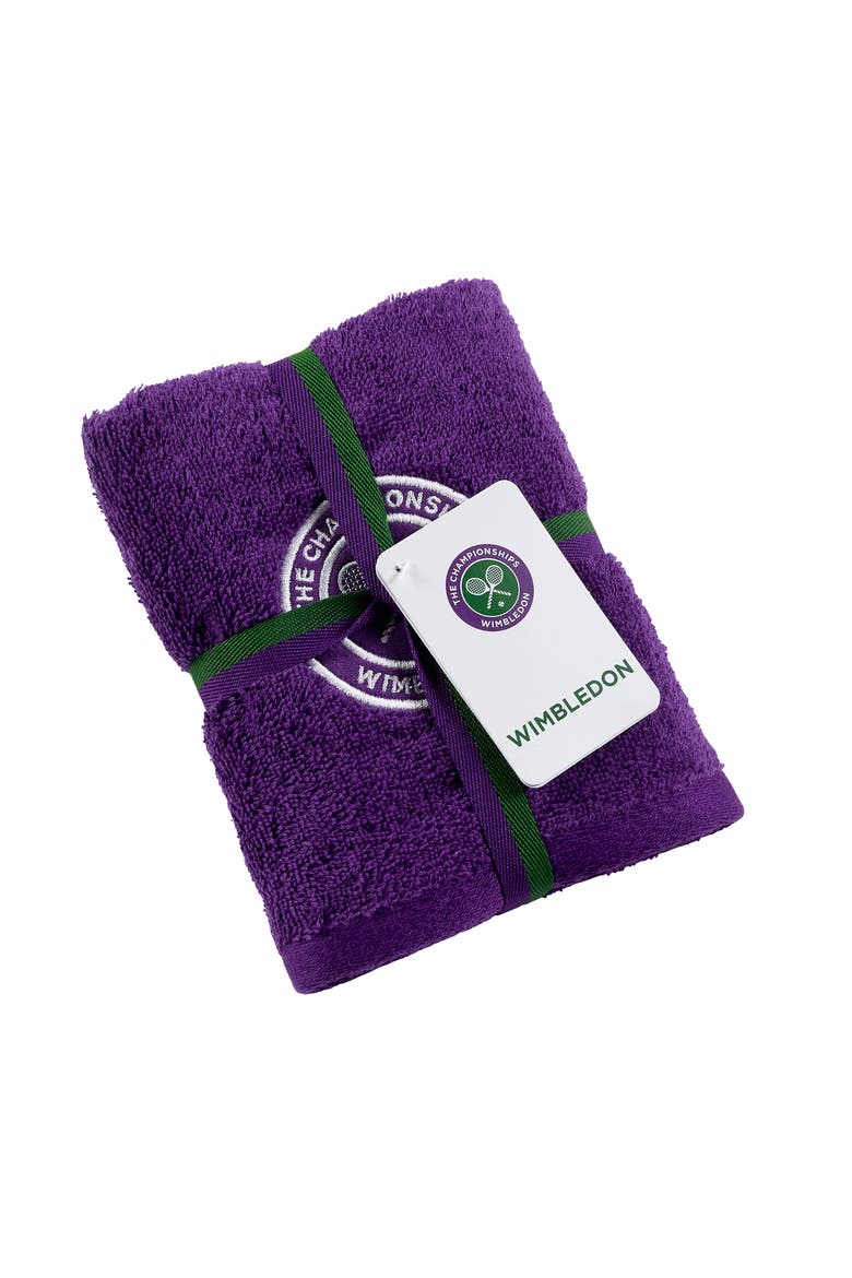 Wimbledon Luxury Cotton Iconic Guest Towels, Alternate, color, Purple