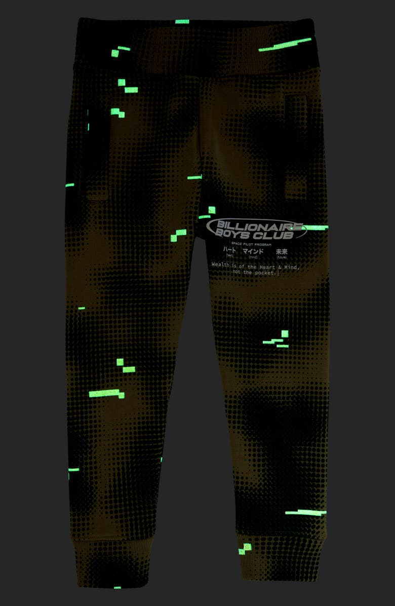Billionaire Boys Club Kids' Space Program Glow in the Dark Sweatpants, Alternate, color, 
